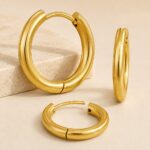 Stainless Steel Earrings Stainless Steel Huggie Hoop Earrings