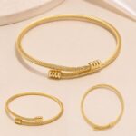 Stainless Steel Bangle Bracelet Stainless Steel Twisted Cable Bangle