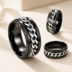 Stainless Steel Ring Stainless Steel Rotating Chain Ring