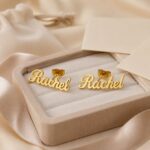 Stainless Steel Earrings Custom Stainless Steel Name Stud Earrings