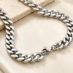 Stainless Steel Chain Stainless Steel NK Cuban Chain Necklace