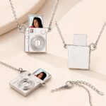 Stainless Steel Necklace Pendant Personalized Stainless Steel Camera Necklace