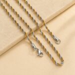 Stainless Steel Chain Stainless Steel Rope Chain Necklace
