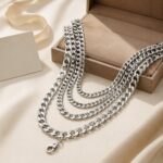 Stainless Steel Chain Stainless Steel NK Cuban Chain Necklace