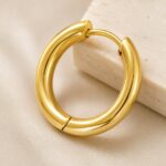 Stainless Steel Earrings Stainless Steel Huggie Hoop Earrings