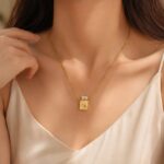Stainless Steel Necklace Pendant Personalized Stainless Steel Camera Necklace