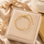 Stainless Steel Chain Bracelet Titanium Steel Paperclip Chain Bracelet