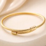 Stainless Steel Bangle Bracelet Stainless Steel Twisted Cable Bangle