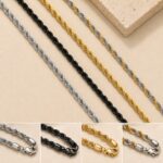 Stainless Steel Chain Stainless Steel Rope Chain Necklace
