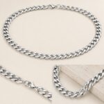 Stainless Steel Chain Stainless Steel NK Cuban Chain Necklace
