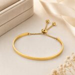 Stainless Steel Bangle Bracelet Adjustable Engravable Stainless Steel Bangle