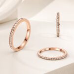 Stainless Steel Ring Stainless Steel Crystal Accent Ring